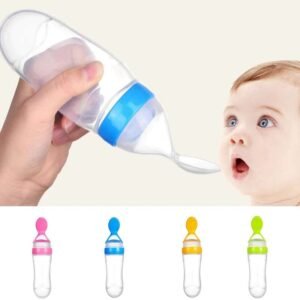 Baby Feeding Bottle With Spoon