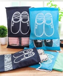 Shoe Storage Bag – Non-Woven Closet Organizer & Travel Shoe Bag