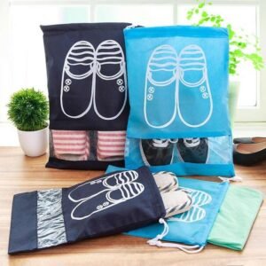 Shoe Storage Bag – Non-Woven Closet Organizer & Travel Shoe Bag