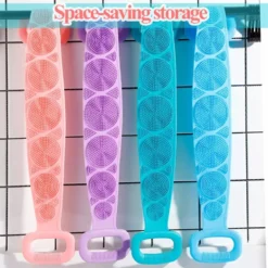 Silicone Back Scrubber – Soft Loofah Bath Scrub for Relaxing, Gentle Exfoliation