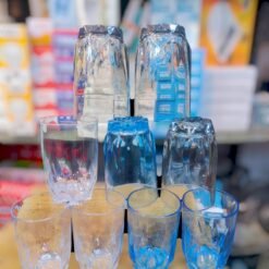 Acrylic Drinking Glasses – Water Cups Pack of 3 (Unbreakable)