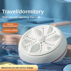 Mini Portable Ultrasonic Turbine Washing Machine – Spin Laundry Washer