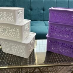 Smiley Basket With Cap 3 Pc Set