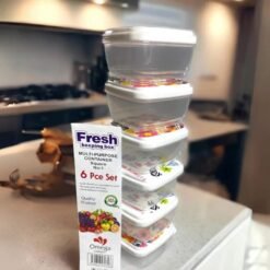 fresh multipurpose mini containers 6 pcs set