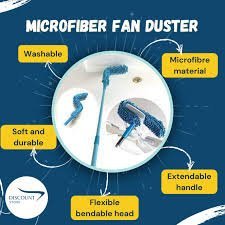 Flexible Fan Duster – Easy Cleaning for Fans & Hard-to-Reach Areas
