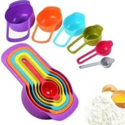6 Pieces Measuring Spoons & Cups – Accurate Measurements for Every Recipe