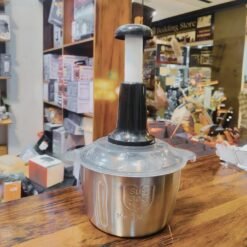Stainless Steel Push Chopper – Effortless Vegetable and Fruit Cutting