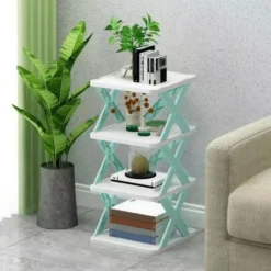 3 Layer X Corner shoe Rack good-quality