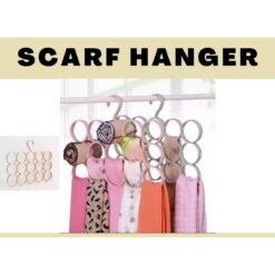 15-Hole Scarf Hanger – Multi-Purpose Closet Organizer