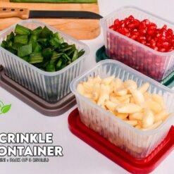 NEW ARRIVAL – Crinkle Container Small 150ml (3-Pack)