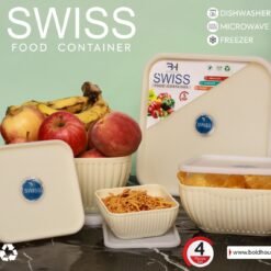 Food Container 5-in-1 Set – Airtight & Stackable Kitchen Storage