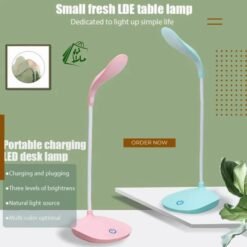 Portable 360° Adjustable LED Desk Lamp – Flexible Reading Light