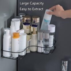 Toilet Shelf & Shower Rack – Punch-Free Wall Mounted Bathroom Organizer