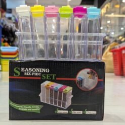 Kitchen Spice Shaker Set (6 Pcs) – Easy-to-Use Seasoning Jars