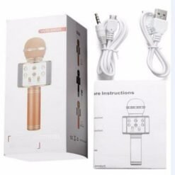WS-858 Bluetooth Wireless Microphone – Karaoke Mic with Speaker & Recorder