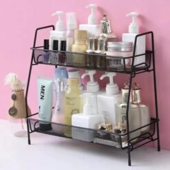 Kitchen Double Layer Metal Rack