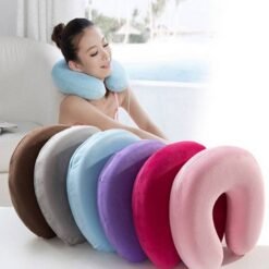 "Soft Slow Rebound Travel Neck Pillow – Comfortable Memory Foam Support for Travel"
