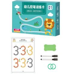 Reusable Magic Pen Control Workbook Set for Kids – Fun & Educational Writing Practice