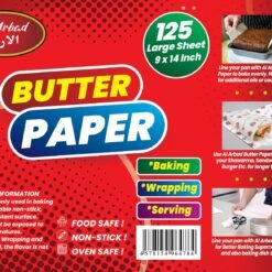 Butter Paper – 3 Sizes (Small, Medium, Large) | Multi-Purpose Kitchen Use