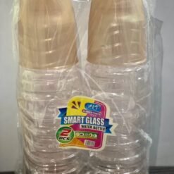 Glassy Bottle 2 Pack with Cap and Drinking Glass – Elegant Water Set