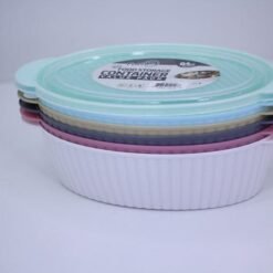 "Pack of 2 Food Storage Containers – 2500ml Leak-Proof, Durable Storage Box"