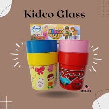 Pack of 4 Kidco Glass – Safe, Colorful & Kid-Friendly Drinking Cups