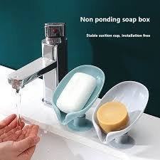 Hydraulic Soap Holder Automatic Draining Wall-Mounted Soap Case