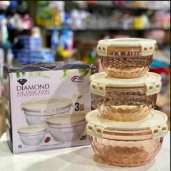 Diamond Air Tight Bowl – Premium Storage Solution with Secure Seal
