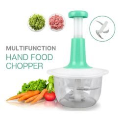Manual Hand Push Chopper – 2 Liter Capacity