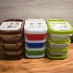 Multicolor Plastic Storage Box/ Jewellery Box/ 3 Tier