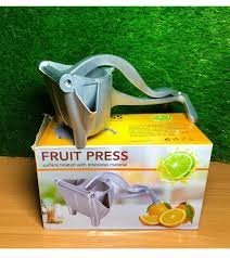 Stainless Steel Fruit Press – Manual Juicer for Fresh Juice Extraction