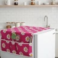 Fridge Cover with Pockets – Multi-Purpose Refrigerator Organizer