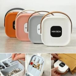 Earring Jewelry Case with Handle – Mini Travel Jewelry Organizer