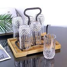 Rectangle Glass Stand – Elegant Display for Home & Office