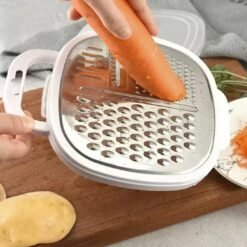4-in-1 Multi Grater with Case & Plastic Cover