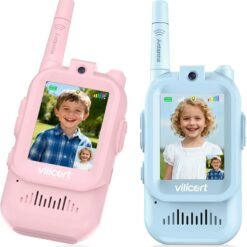 Video Walkie Talkie for Kids (2 Pack Rechargeable)
