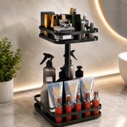 ✨ 360° Rotating Metal Storage Rack ✨