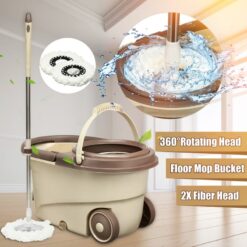 Premium Spin Mop With Bucket